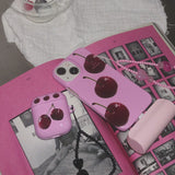 Hard Cherry Airpod Case