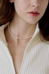 [14K] Piece Pearl Necklace
