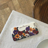 パンジー iPhoneケース/Pansy (iPhone) Matt Hard Case