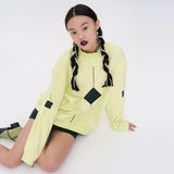 Square point Sweatshirts [Lime] (6591816401014)