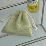 FLUFFY STRING POUCH (2 color)