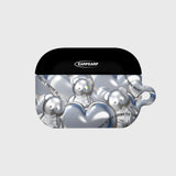 STEEL COVY HEART-GREY(AIR PODS PRO-HARD) (6602474094710)