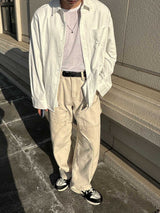 Pleddy Louis Natural Stripe Shirt (2color)