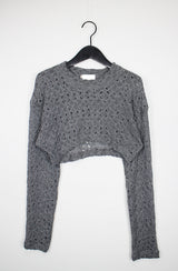 フロンクロップニット/Flon Crop Knit (4color)