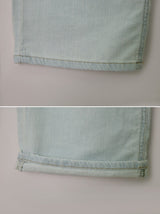 Aiden Cotton100 Denim Wide Pants (2color)