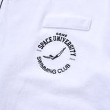 [UNISEX] Piped Terry Short-Sleeved Shirt (White)