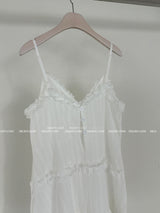 Dottoro Eyelet Mini Dress