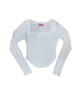 PNFメイド S/Sバービースクエアネックライントップ / PNF made S/S Barbie squareneck line top