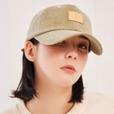 VA Square Pigment Label Ball Cap / Deep Green