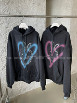 [UNISEX] Heart bunny oversized hoodie