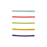 シンプルカラーピン/[5 PCS 1 SET] SIMPLE COLOR PIN