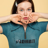トリコットツーピーストップ / TRIKOT TWO-PIECE TOP (BLUEBLACK)