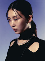 no.172ブラックピアス/no.172 earring black