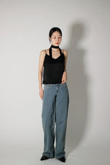 シルクスカーフスリーブレスセット / Silk Scarf sleeveless Set (2color)