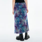 サマーメッシュスウェットスカート / Summer Mesh Sweat Skirt [Blue Marble]
