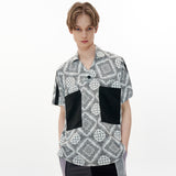 Track Shirt [White Paisley] (6593591705718)
