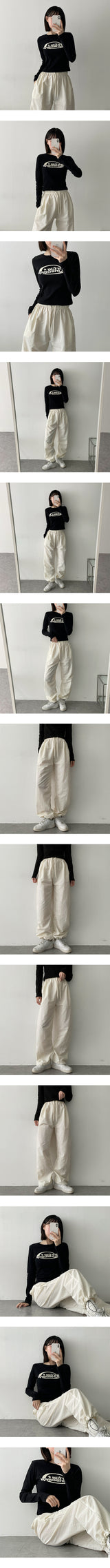 ラッシュピンギングストリングパンツ / Rush pinging string pants