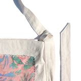 [Patchwork Canvas Bag] Banana Leaves - Pale Pink (6625180975222)