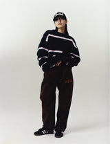 5ポケット刺繡デニムパンツ/5-POCKET EMB DENIM PANTS BLACK(CV2CFUD129A)