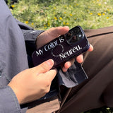 マイカラーケース / My Color Case (Black Slim Hard)