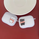 ブラック - マフラー Somecat AirPods ケース_マット