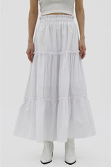 フリルカンカンロングスカート/Frill kangkang long skirt (3color)