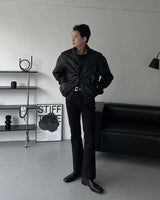 TAP Crack Effect Suede Jacket