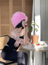 シャフカファーハット / Shafka fur hat_ pink