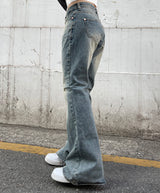 ウォッシングビンテージデニムブーツカットパンツ / Washing Vintage Denim Bootcut Pants