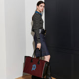 BIG SHOPPER BAG, BURGUNDY (6632608104566)