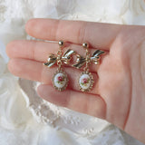 [IU Earring] Mary Earring - Vintage Rose Version