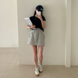 [Bellide made] Premium Slim Span Embroider Tee