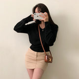 ソフトVネックニットウェア / [Bellide made] Soft V-neck knitwear
