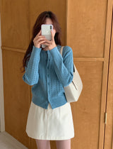 Colorful Twist Knit Cardigan (13color)
