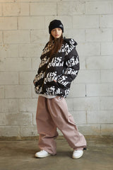 ロゴフーディーウェルロンパーカ/BSR2223FWJK001 LOGO HOODIE WELLON PARKA BLACK