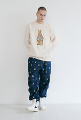 ロイヤルフリースミニベアラビットジョガーパンツ / BSR2223FWPT071 ROYAL FLEECE JOGGER PANTS MINI BEAR RABBIT NAVY