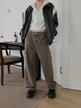 ミドル ウェスト カーゴパンツ / no.5176 Middle Waist Cargo Pants (3color)