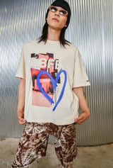 ラブシティTシャツ/love city tee_ ivory