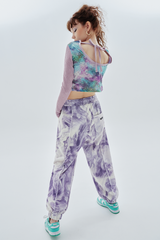 マーブルジョガーパンツ / marble jogger pant_purple