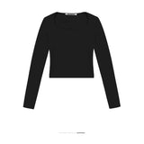 【MADE】フリンジスクエアUネック長袖Tシャツ