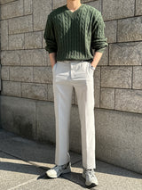 イノセミワイドスラックス / Ino Semi-Wide Slacks (3 colors)