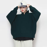 ラムスウールニットウェアハーフジップアップ / lambswool knitwear half zip-up