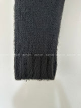 ソルトウールクロップドニット