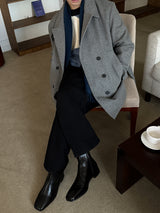 ASCLO Belted Wool P Coat (2color)