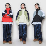 トリプルカラードジップアップ / triple-colored zip-up