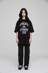 アスレチックオーバーサイズTシャツ /ATHLETIC OVERSIZED T-SHIRT BLACK