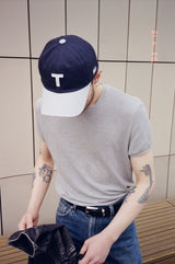 TBD T-logo ball cap MIX NAVY 