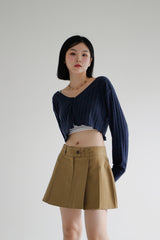 マヨネーズプリーツスカート / Mayonnaise Pleated Skirt (3color)