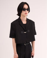 サンダーバックルハーフブレザー / [MADE] Sander Buckle Half Blazer