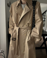 ダディフットバックケープトレンチコート / Daddy Fit Back Cape Trench Coat (3 color)
